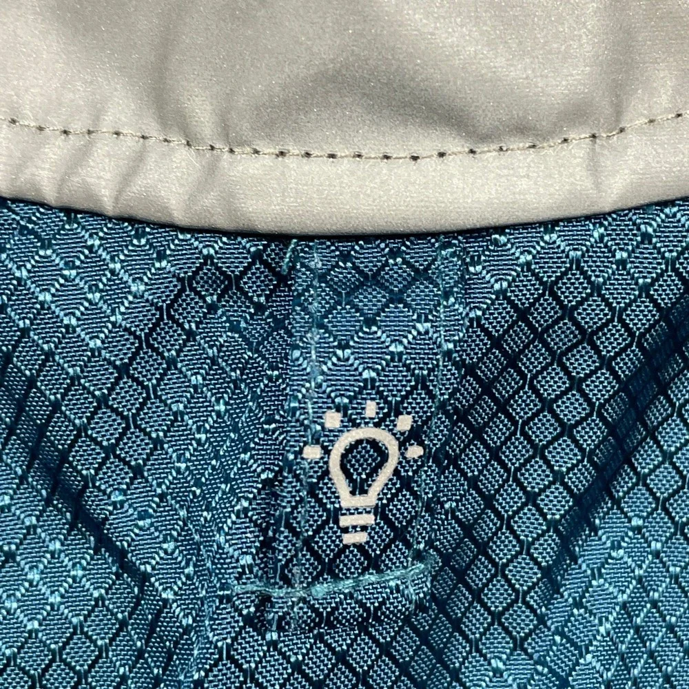 Arcadia Trail Teal Dog Raincoat Nylon Waterproof‎ Pouch Included XL